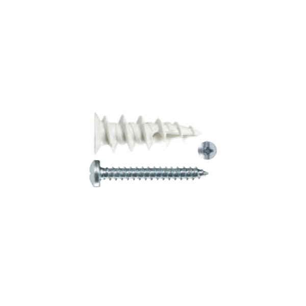WALL DRILLER - Tasselli autoperforanti in nylon + vite