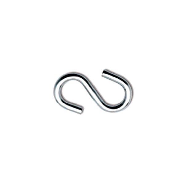 KGS - Ganci ad "S" nichelati (in scatola)