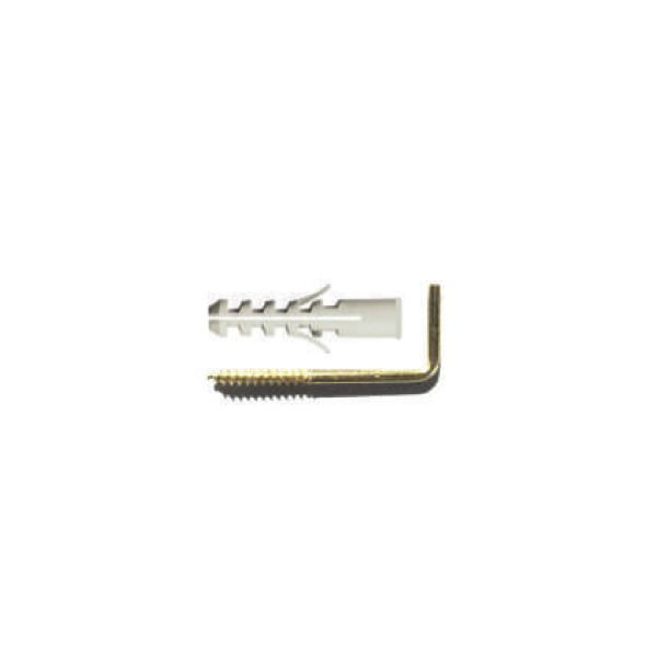 FQ - Tasselli in nylon Profix con bordo con ganci ottonati per quadri (in blister)