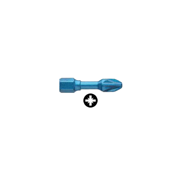 U612PZ - Inserto Impact Blue-Shock Pozidriv (in scatola)