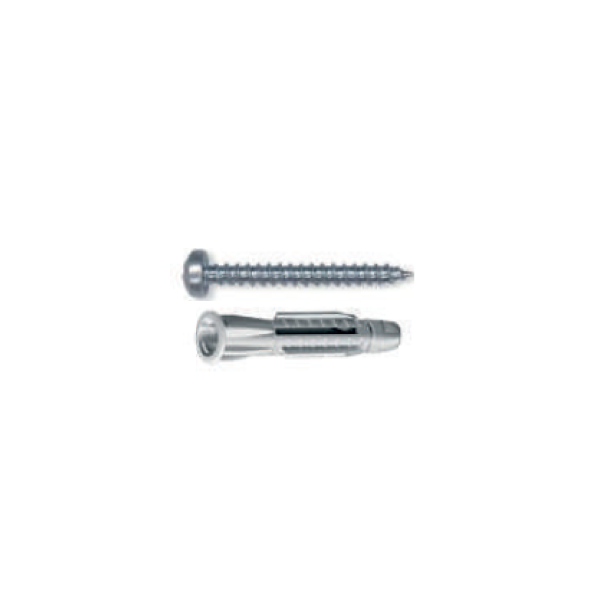 RS/V - Tasselli multiuso a 3 settori in nylon con vite TSP croce (in scatola)