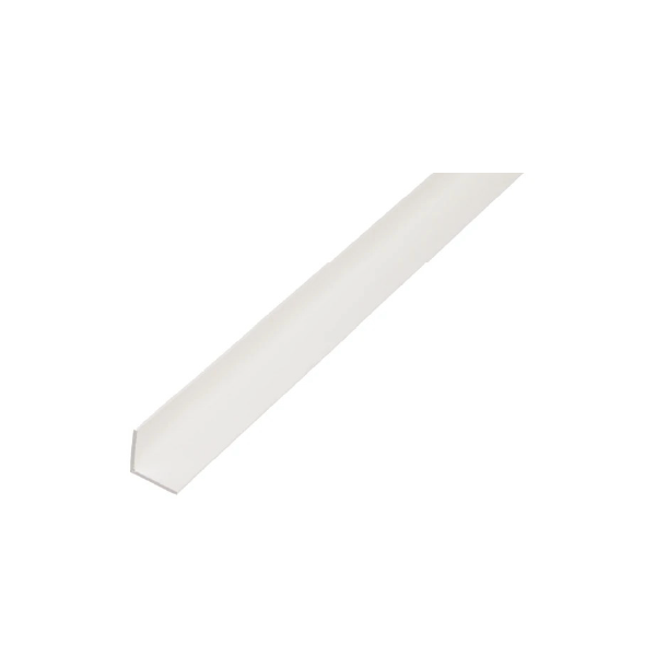 APAN - Profilo angolare in PVC bianco con lati uguali